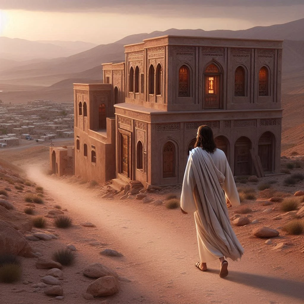 JESUS INDO PARA CASA DE JAIRO